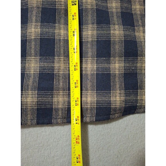 A*sholes Live Forever Flannel Shirt Men XXL Blue Plaid Smoking Skull Embrodiey - Picture 7 of 8